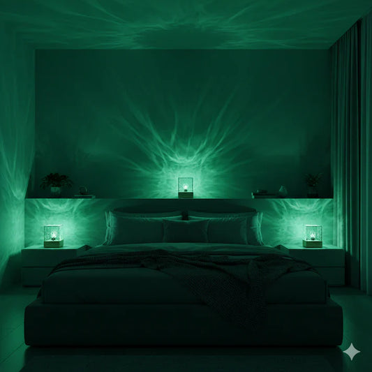 LAMPARÁ DE AURORA BOREAL - Transforma tu espacio en un lugar de ensueño